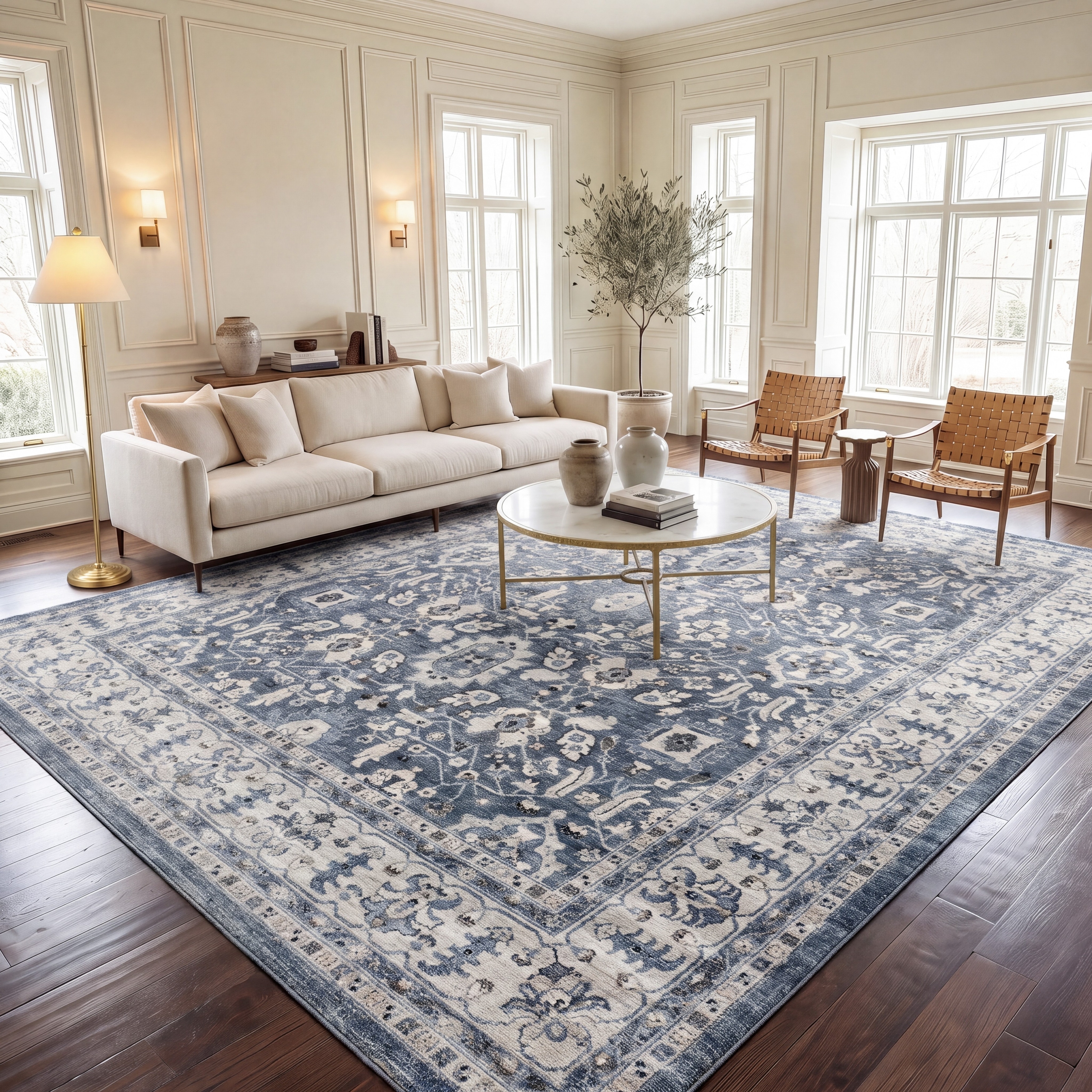 SAFAVIEH Charleston Svantje Vintage Boho Oriental Rug