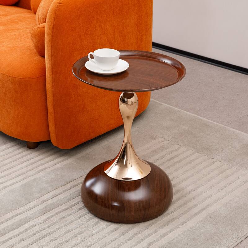 Walnut Brown Coffee Table Cocktail Table Decorative Table End Table