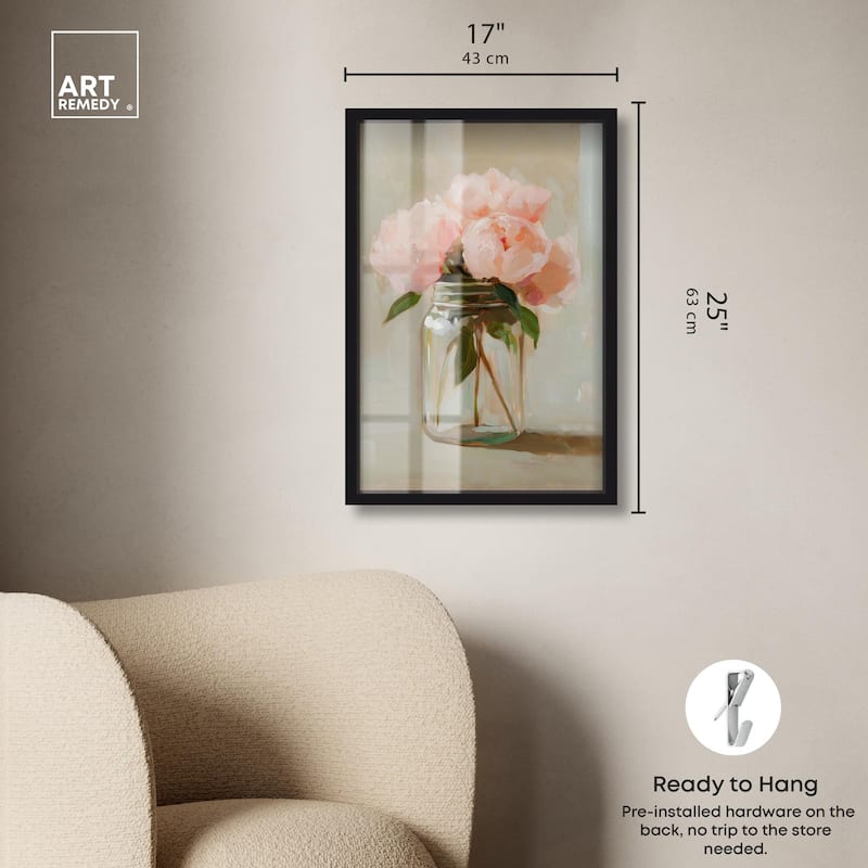 Jar of Petals Shadowbox by Art Remedy