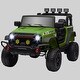 preview thumbnail 1 of 1, Battery-Powered 12V Ride-On Truck for Kids, Parent Remote, Adjustable Speeds, LED Lights, Music Green