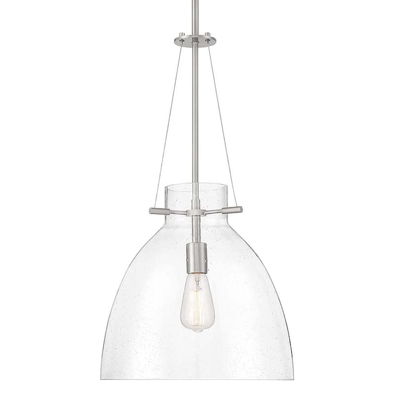 Savoy House 7-7006-1 Foster 14" Wide Pendant - Satin Nickel