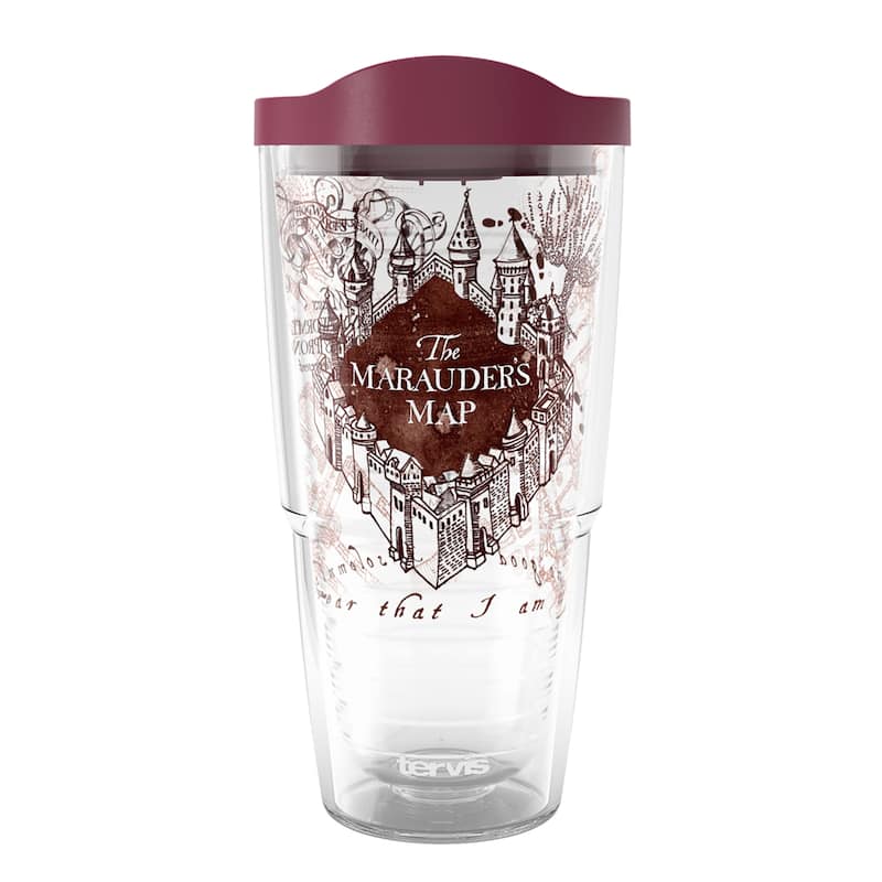 Tervis Harry Potter The Marauder's Map Made in USA Double Walled Insulated Tumbler Travel 24oz, Classic