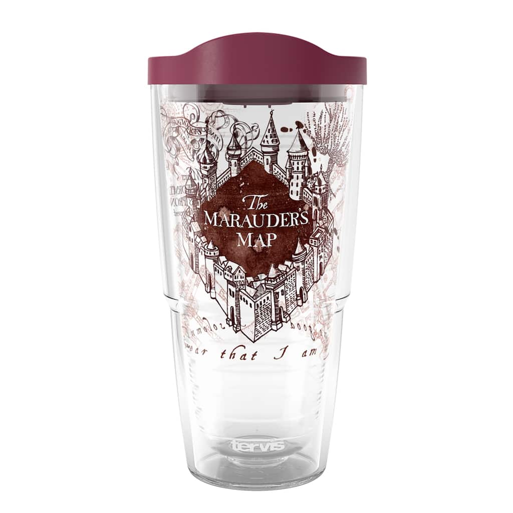 Tervis Harry Potter The Marauder's Map Made in USA Double Walled Insulated Tumbler Travel 24oz, Classic