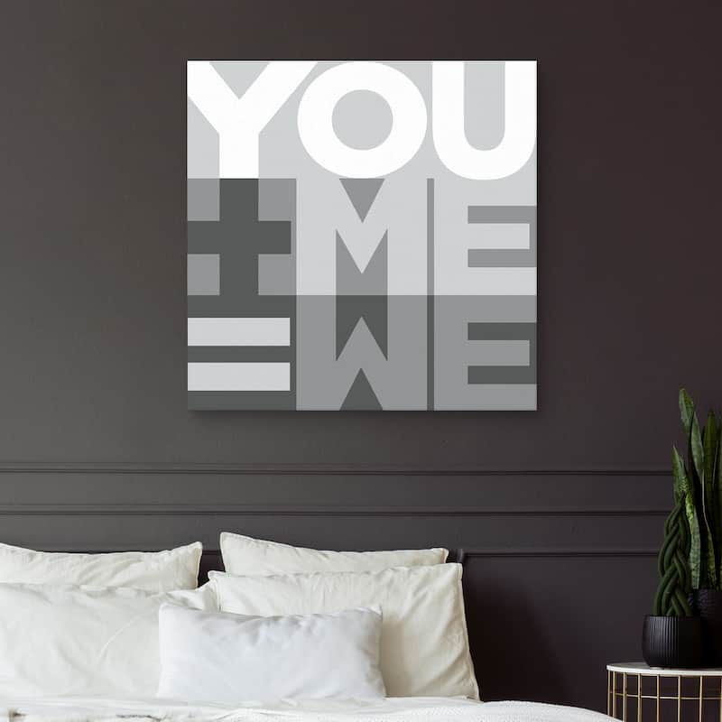 You Me We I by Parker Jones Canvas Art Print