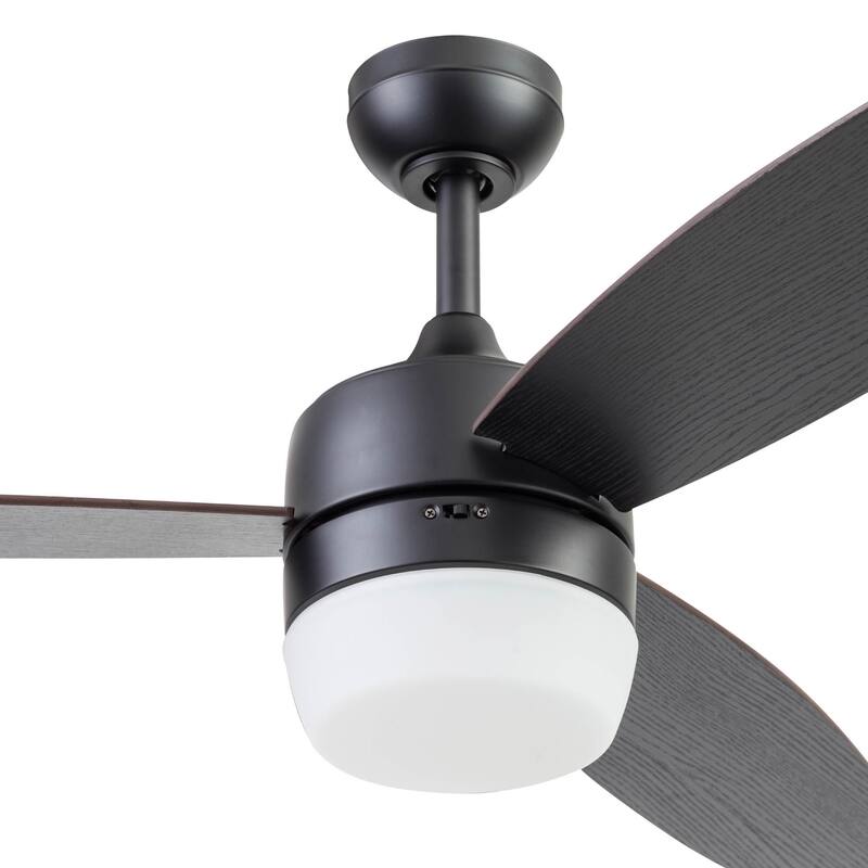 52" Prominence Home Enoki IO Indoor Modern SMART Ceiling Fan, Matte Black