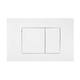 Option White Square - Push Plates (Plastic)