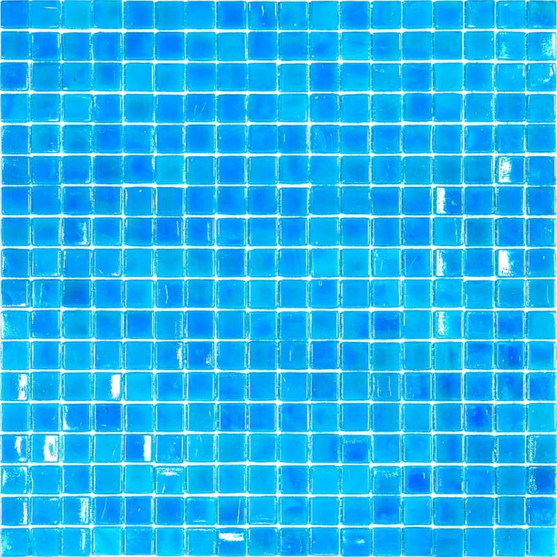 Apollo tile 12" x 12" Skosh Glossy Sea Blue Glass Tile (18.69 sq ft/case) - 20 Pack
