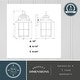 preview thumbnail 9 of 9, Vaxcel Lighting T0741 Lake Shore 10" Tall Outdoor Wall Sconce with