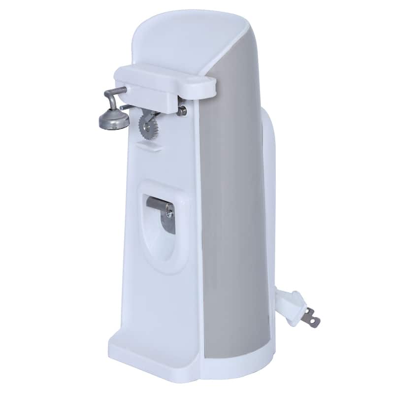 Extra Tall Electric Can Opener in White - White