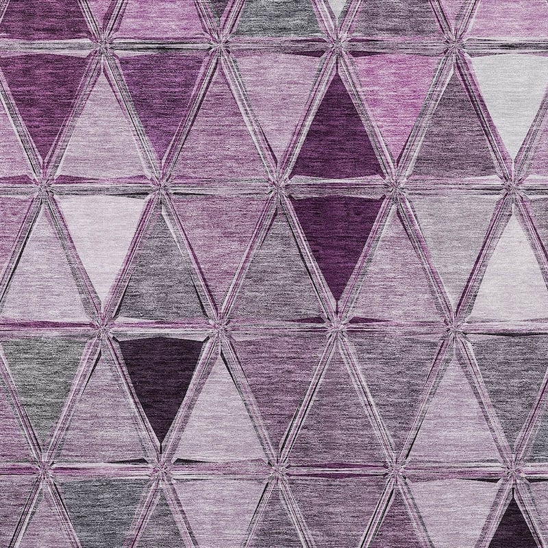 HomeRoots Geometric Transitional Rectangle Outdoor Rug
