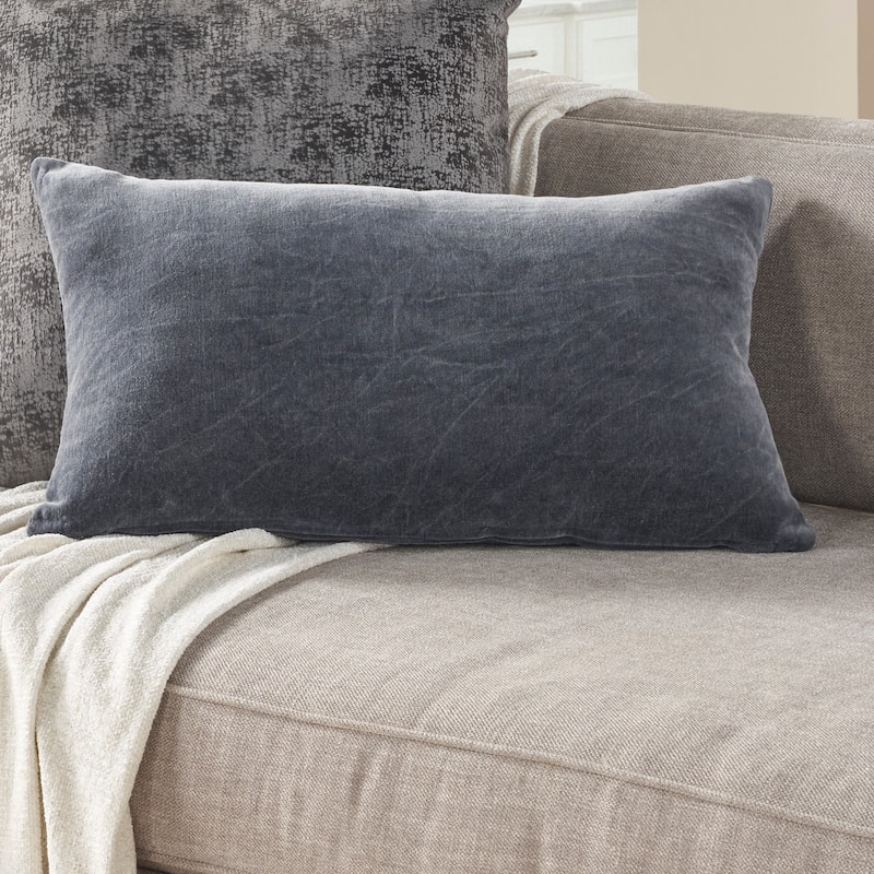 Mina Victory Cover Only Solid Throw Pillow