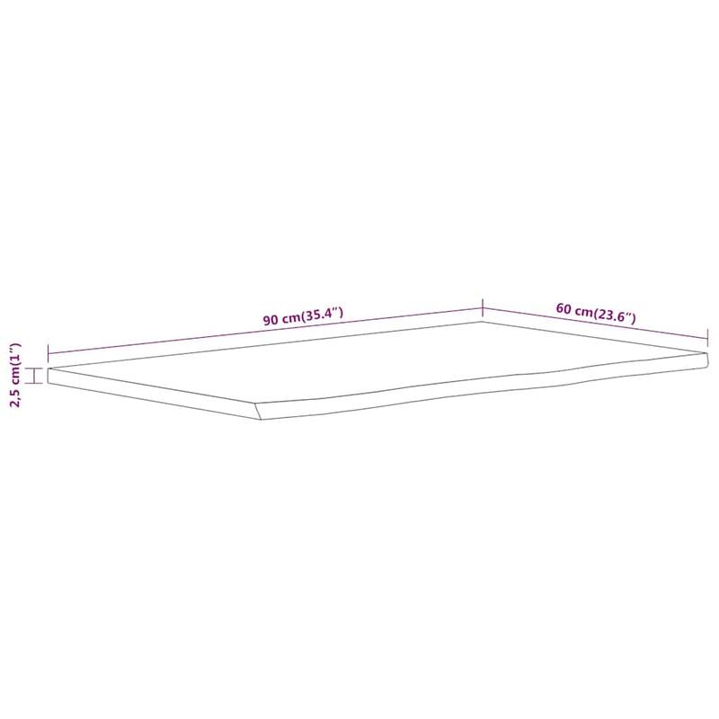 vidaXL Wall Shelf Solid Acacia wood in Durable