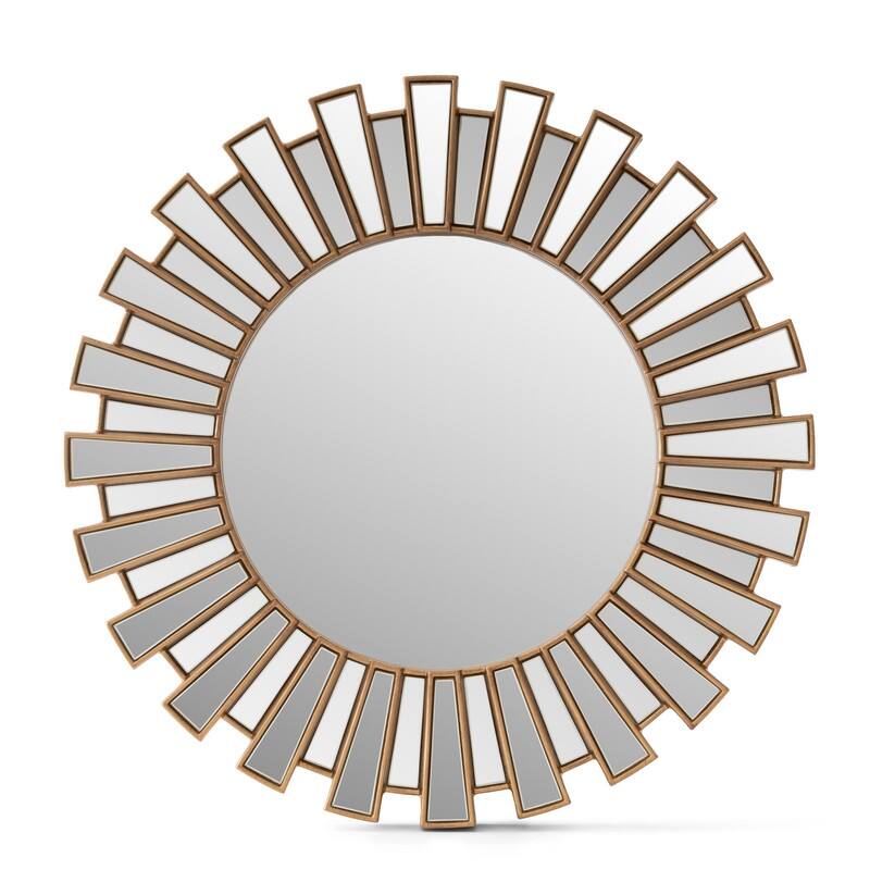 Sunburst Decorative Round Wall Mirror
