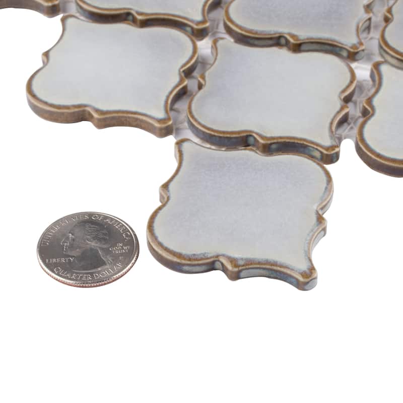 Merola Tile Hudson Tangier Grey Eye 12-3/8" x 12-3/8" Porcelain Floor and Wall Tile