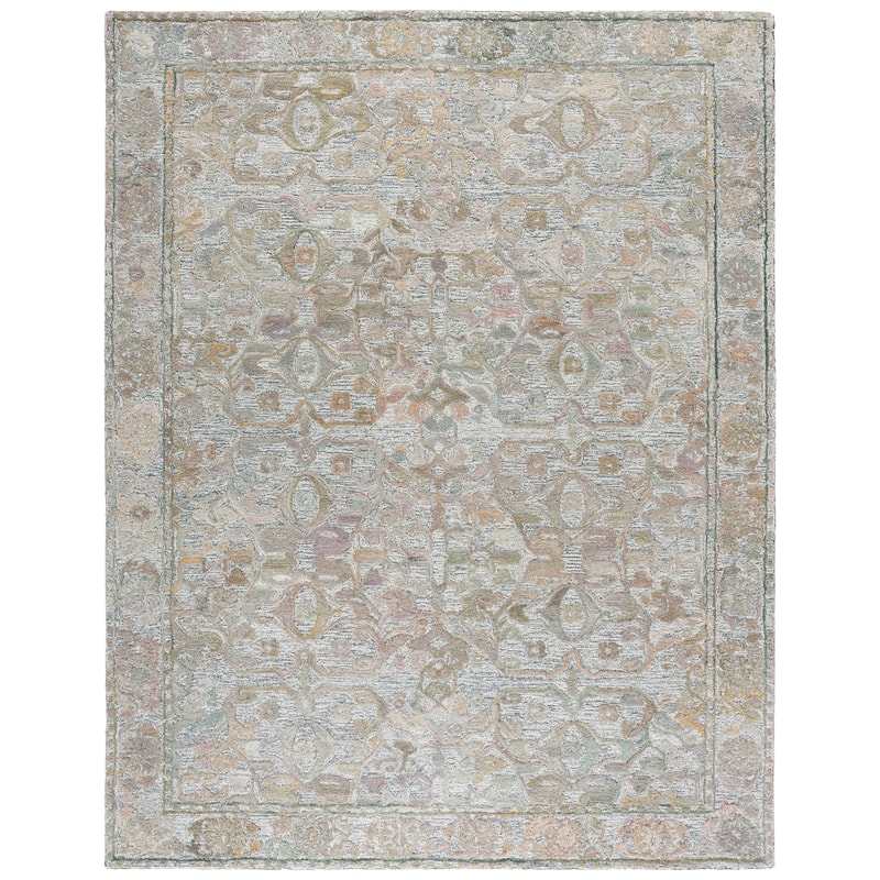 SAFAVIEH Handmade Marquee Diloram Rug - 8' x 10' - Green/Ivory