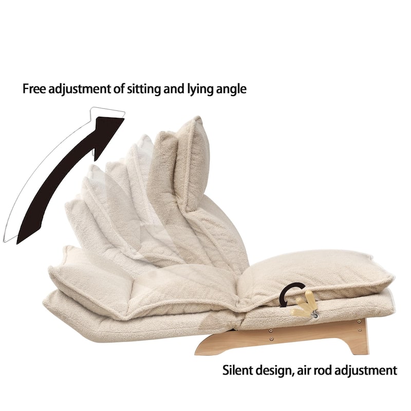 Anmytek Space-Saving Single Foldable Reclining Sofa Chair Functional Leisure Seat