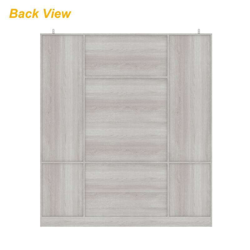 Elegant White Modular Bookcase: Stylish and Flexible Storage Solution for Your Home