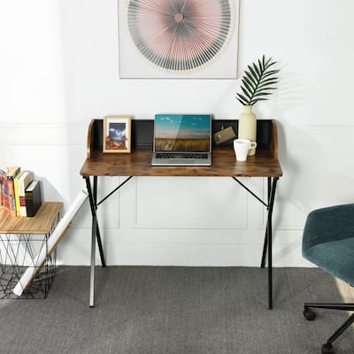 39.4"" L Rectangular Computer Desk, Writing Desk - full black