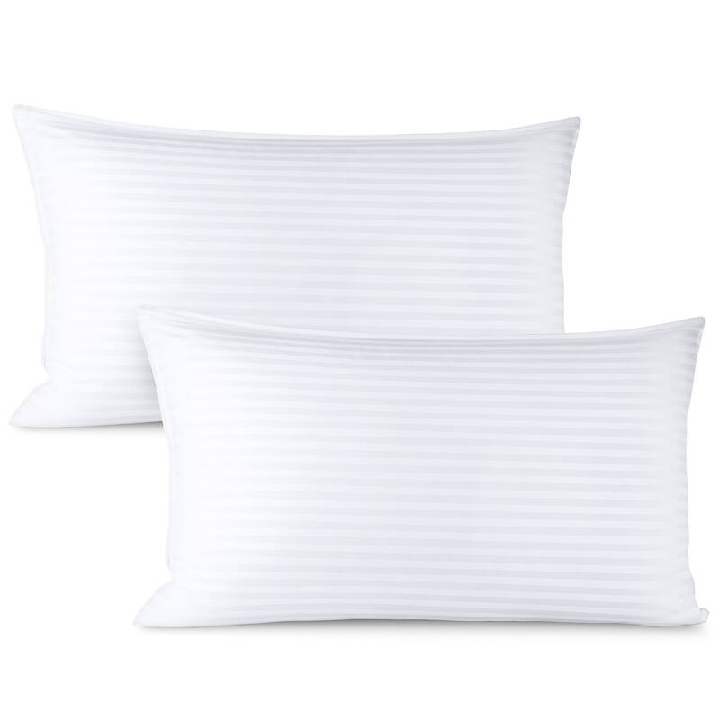 Nestl 100% Cotton Cover Premium Plush Down Alternative Bed Pillow