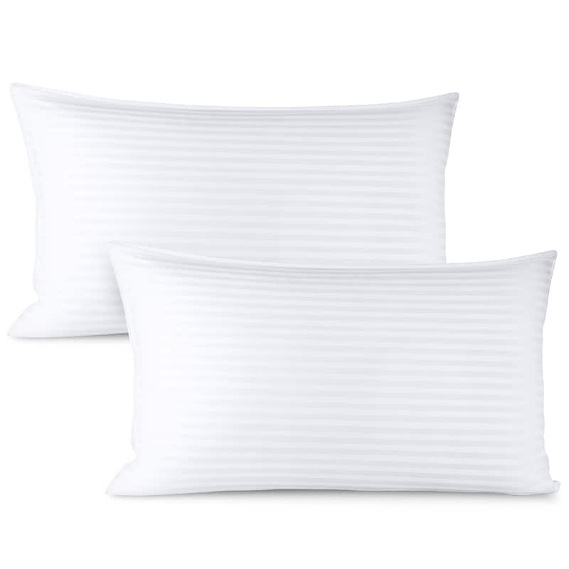 Nestl 100% Cotton Cover Premium Plush Down Alternative Bed Pillow