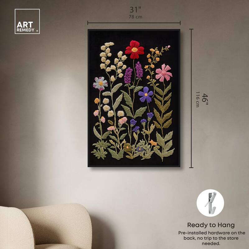 Fiber Flora on Fathomless Canvas by Art Remedy