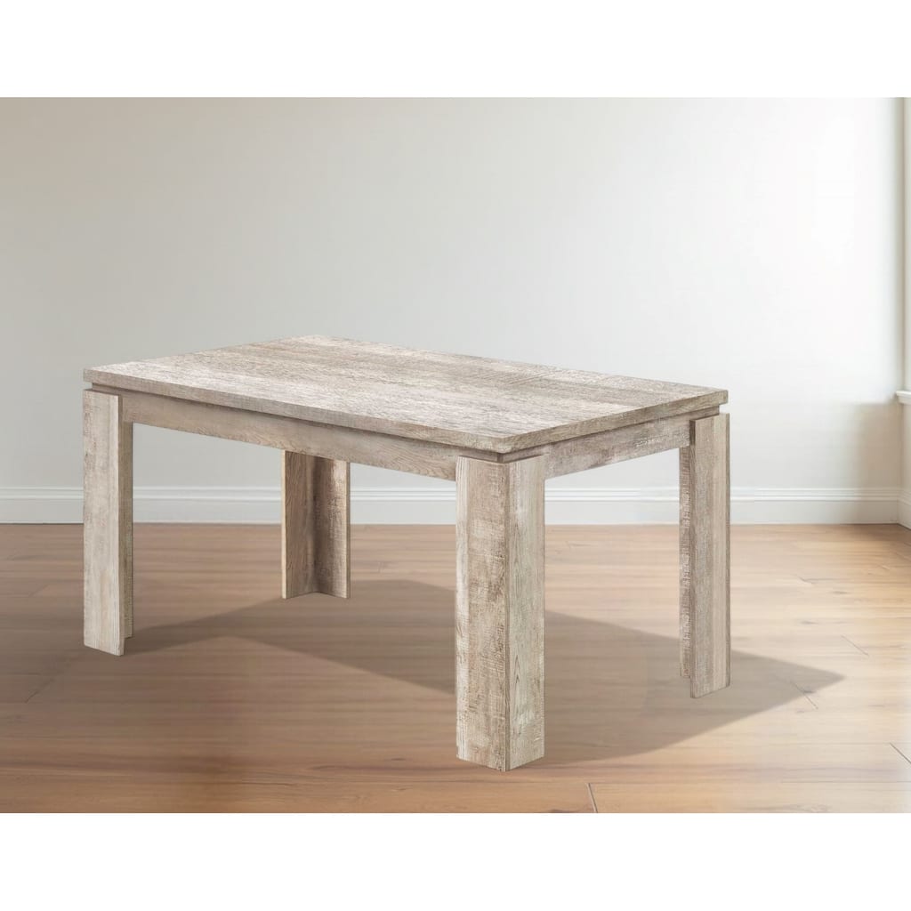 36" Taupe Dining Table