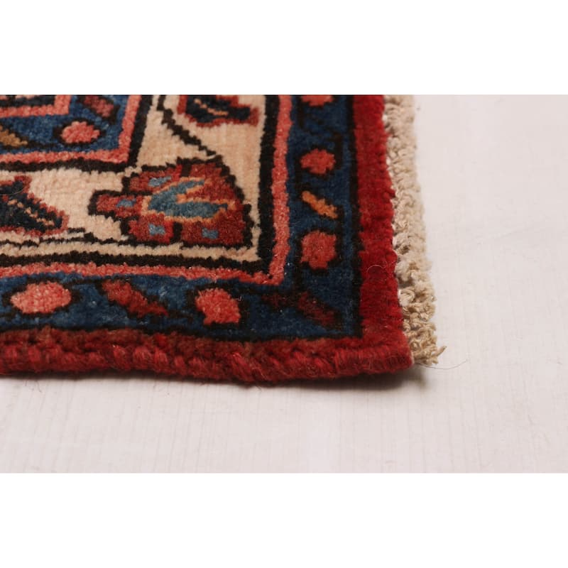 ECARPETGALLERY Hand-knotted Andelz Red Wool Rug - 3'3 x 9'10