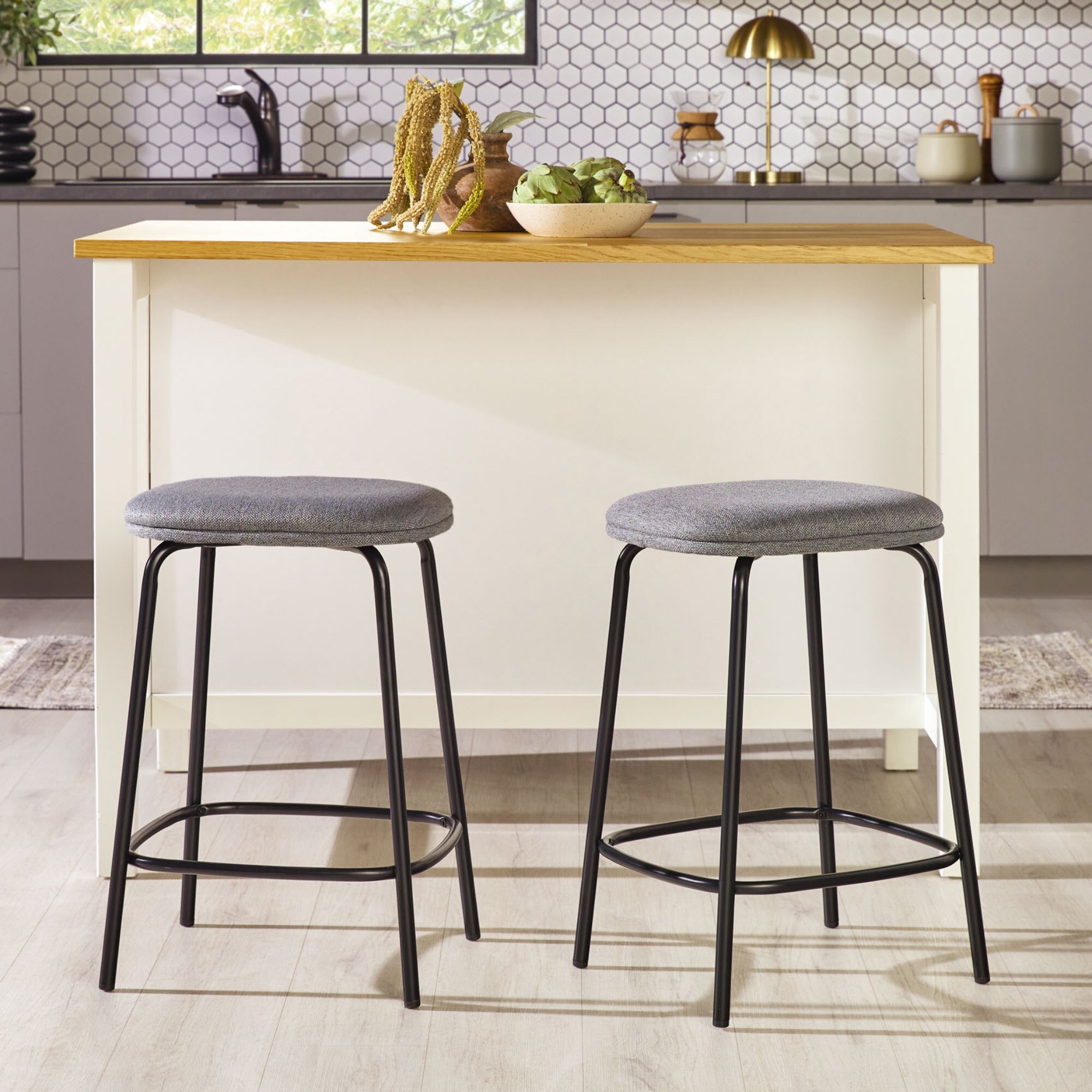 24 inch Comfort bar Stool with Cushion set of 3 Bed Bath Beyond 39898251