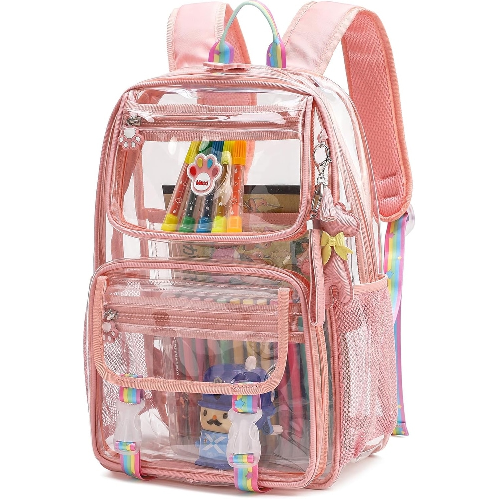 Cute clear school backpacks deals