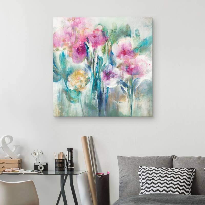 Peonies by K. Nari Canvas Art Print