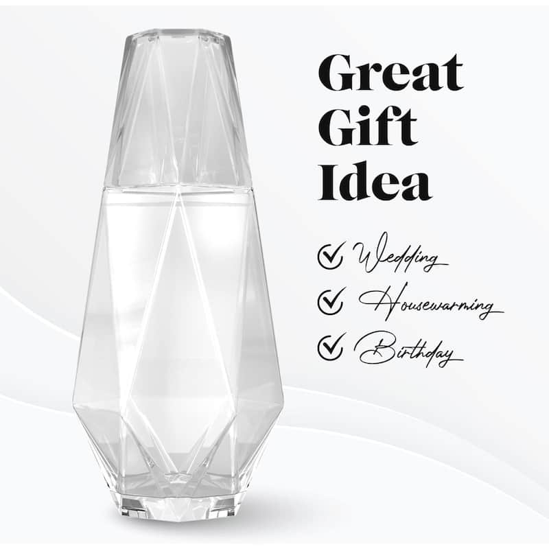 Geometric Gold Carafe Set - 37.18Oz