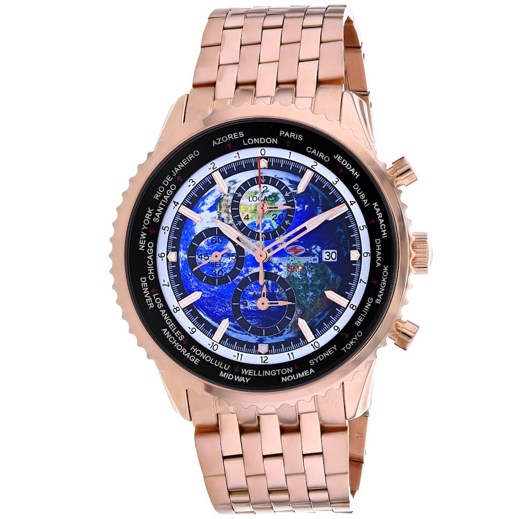 Seapro Men's Meridian World Timer GMT Blue Dial Watch - SP7321 - 6 (36)
