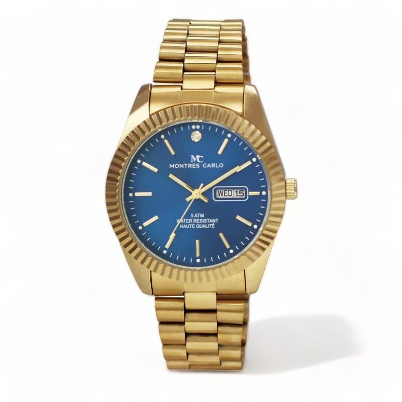 Men's Aristocrat 42mm Bilingual Day and Date Watch