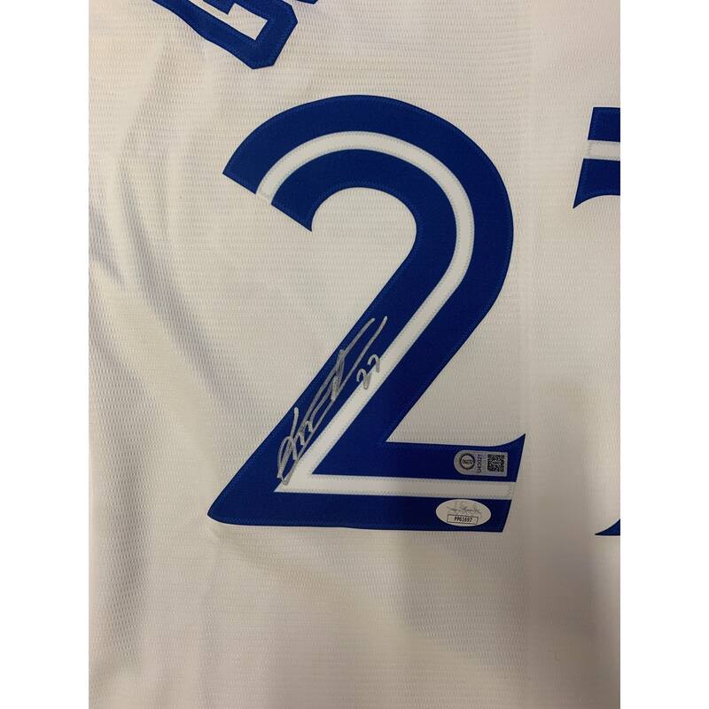 Vladimir Guerrero Jr Autographed Toronto Signed Baseball Nike Jersey JSA COA - 8'6" x 11'6"