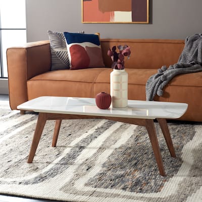 SAFAVIEH Home Collection Karina Rectangular Coffee Table - 44" W x 18" D x 15" H