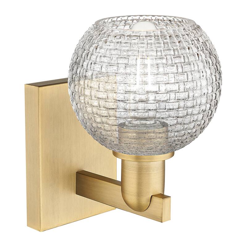 Innovations Lighting Endless Possibilities Arcadia - Athens - 1 Light 6" Basketweave Sconce