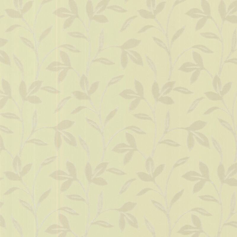Brewster Cynthia Light Green Tonal Leaf Trail Wallpaper - 20.5in x 396in x 0.025in