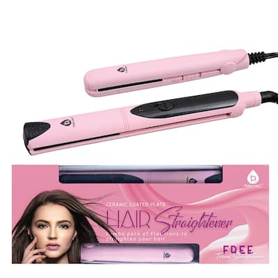 Pursonic Flat Iron Hair Straightener With A Free Travel Straightener