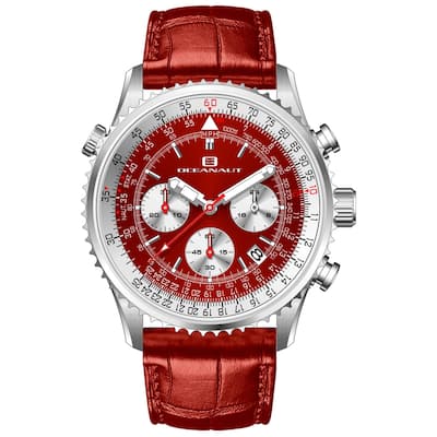 Oceanaut Men's Flight Red Dial Watch - OC0129 - 6 (36)