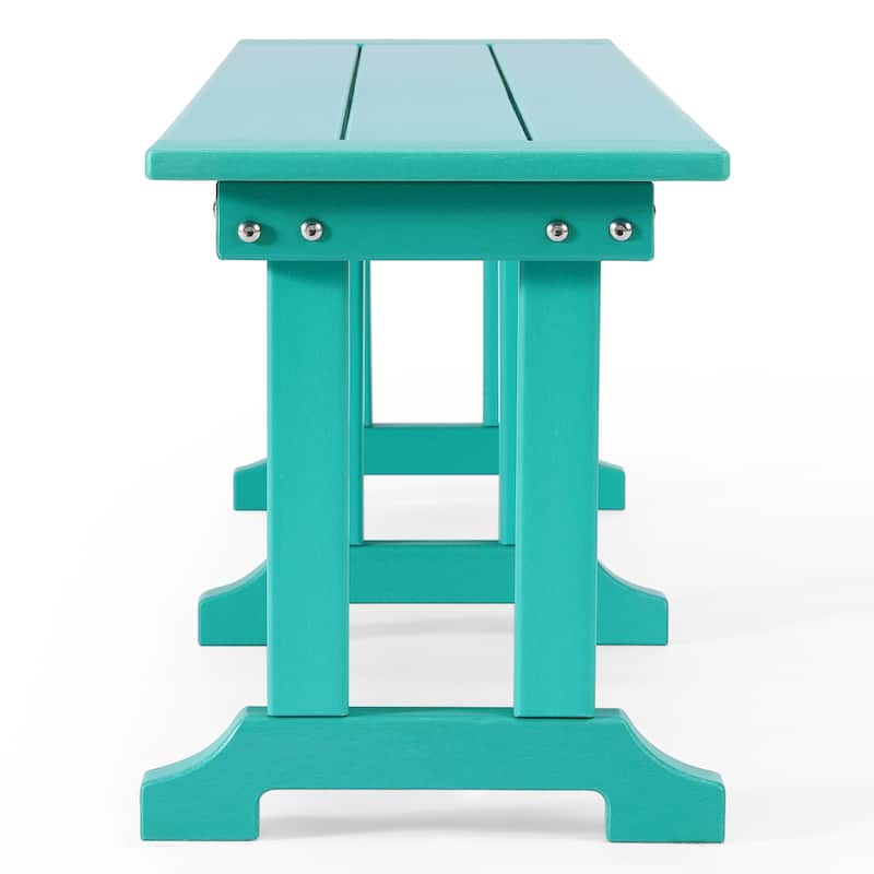 Laguna Hdpe All Weather Outdoor Patio 65" Bench