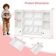 preview thumbnail 26 of 42, Costway Kids Toy Storage and Bookshelf with 8 Boxes Open Shelves & 2 - See Details