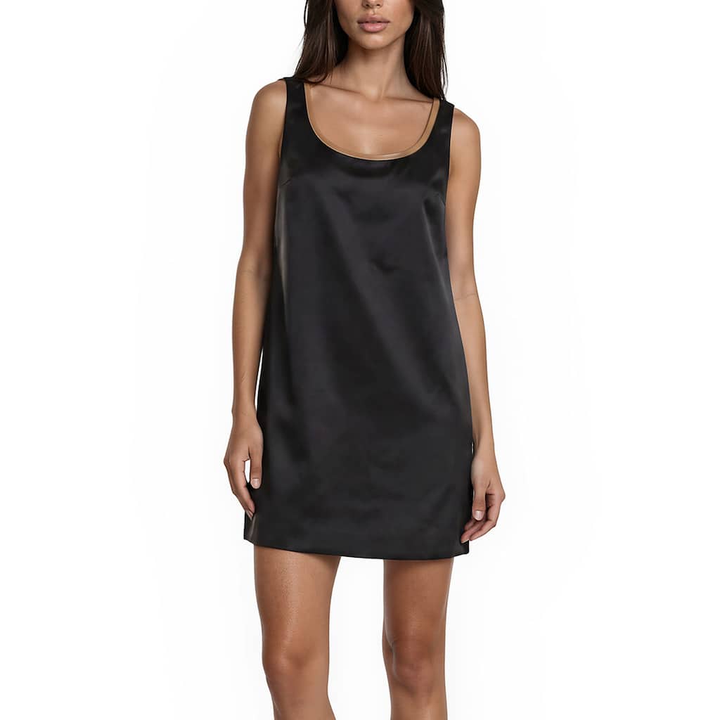 Prada Re-Nylon Open Back Mini Dress