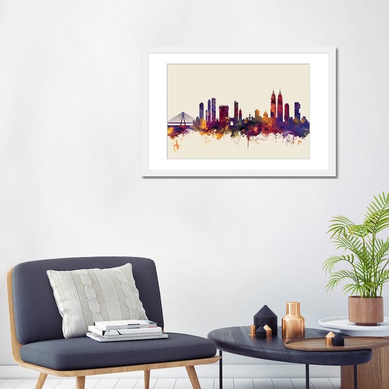 iCanvas "Mumbai (Bombay), India On Beige" by Michael Tompsett