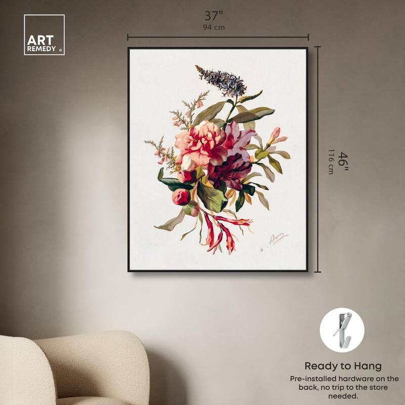 Winter-Flowering Plants Canvas by Art Remedy