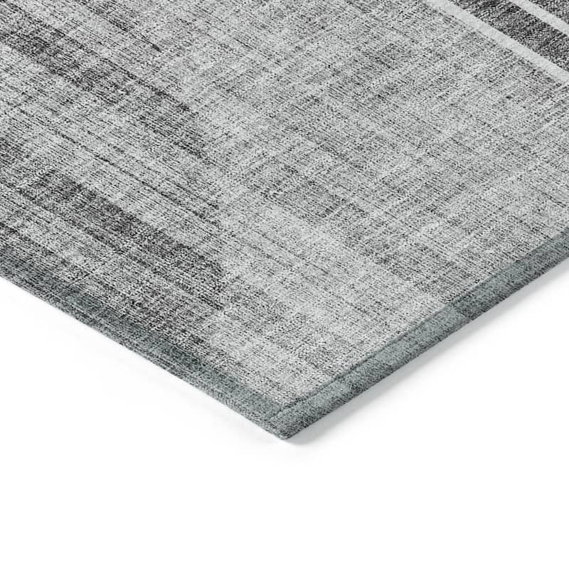 HomeRoots Geometric Transitional Rectangle Outdoor Rug