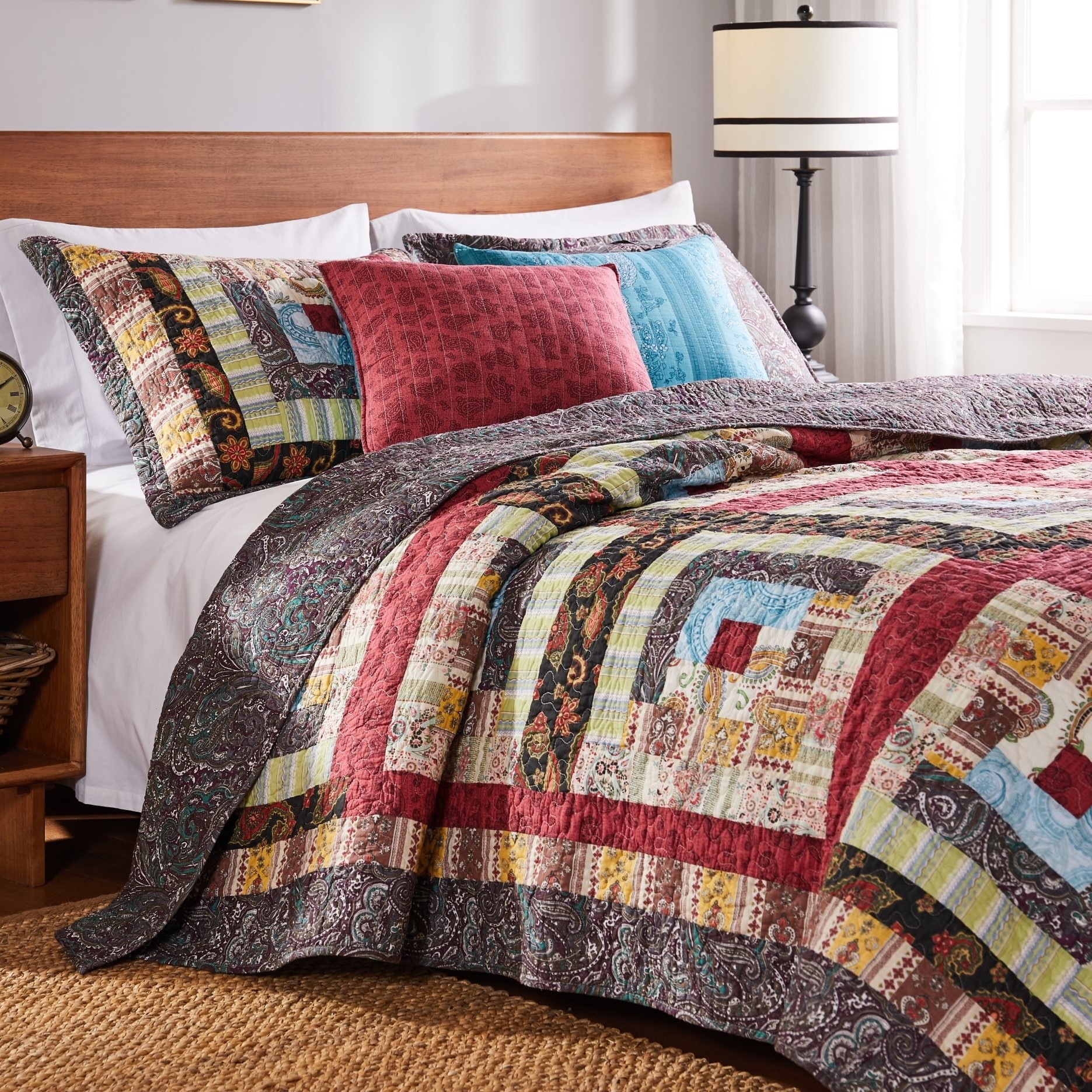 lodge patchwork quilt