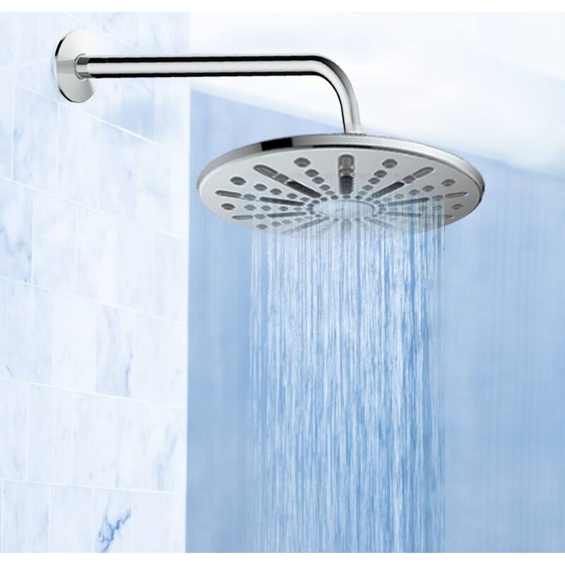 Design House 841494-MB 90-Degree 14.5-inch Steel Shower Arm and Flange - Polished Chrome