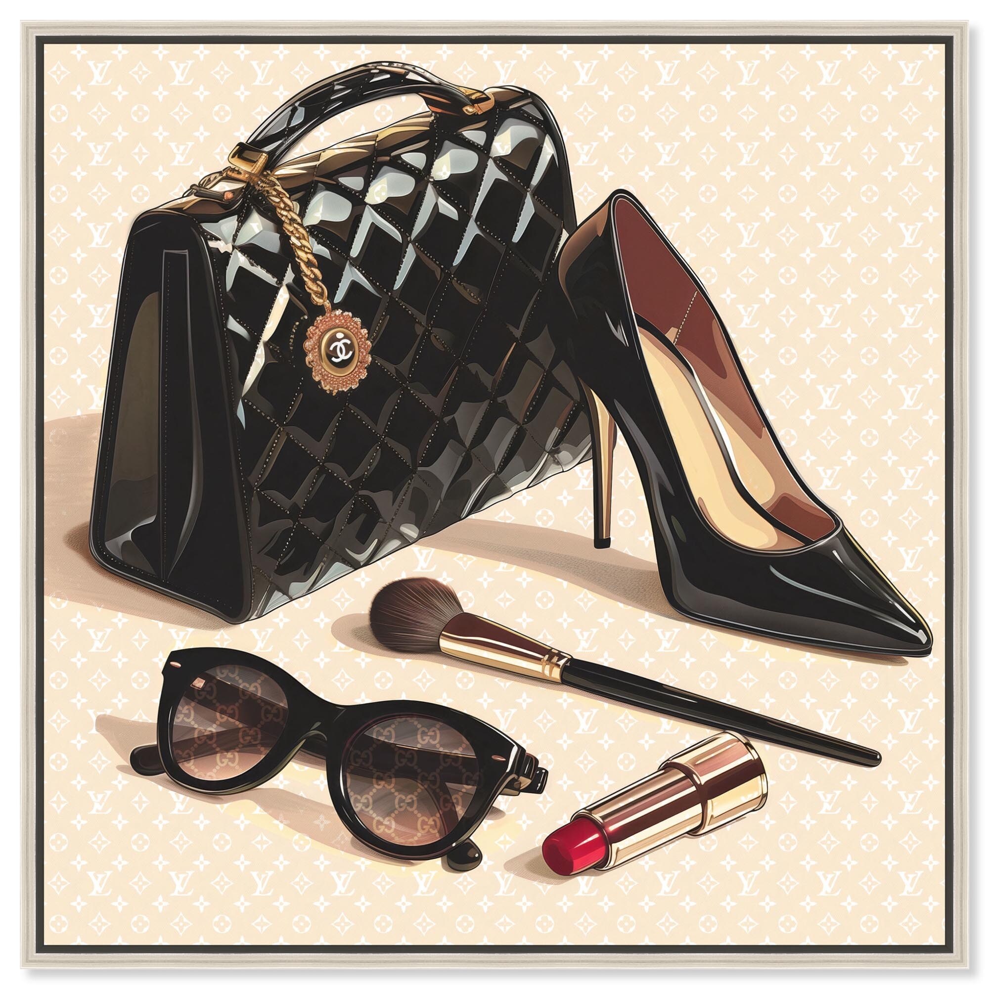 Simple Glam Collection Canvas by Art Remedy