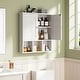 preview thumbnail 52 of 54, Futzca Bathroom Cabinet Wall Mounted, Storage Cabinet with Doors and Shelves