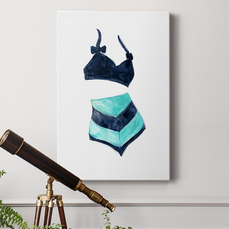 Vintage Swimwear III Premium Gallery Wrapped Canvas - Ready to Hang